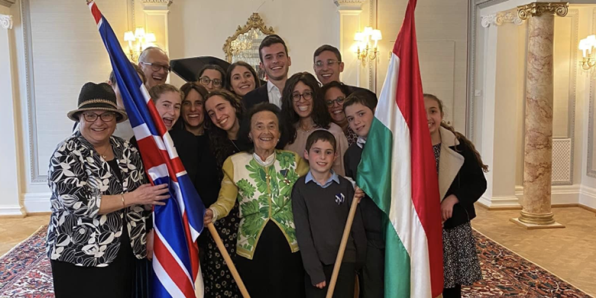 Holocaust survivor, 98, ‘so touched’ to receive Hungarian national honour