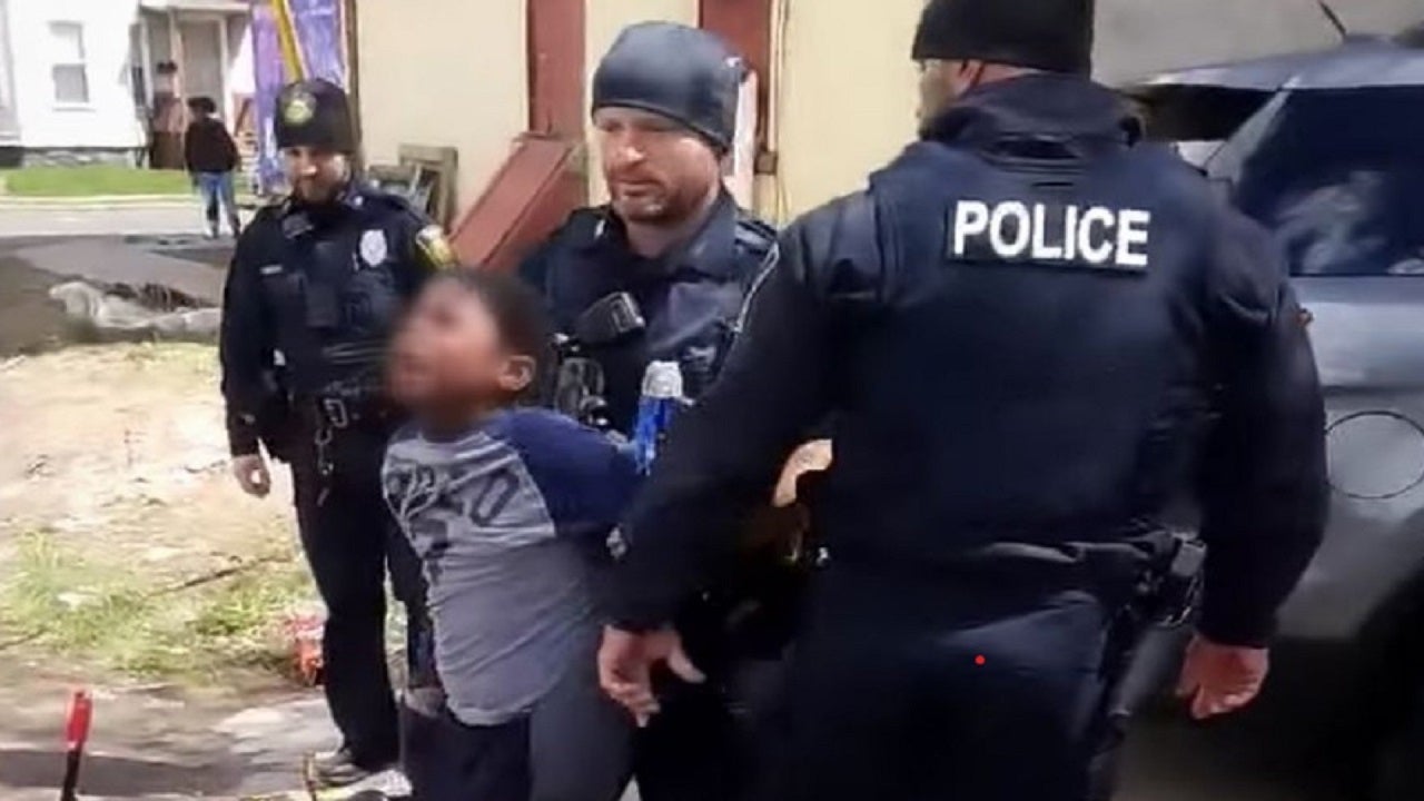 Outrage Erupts Over Viral Video Showing Syracuse Police Detaining 8-Year-Old Boy Over Alleged Theft of Chips