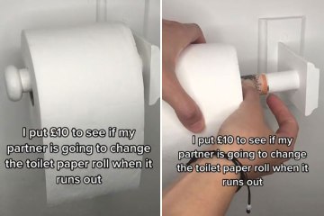 My partner is so lazy I have to leave money in loo roll holder, but it works 