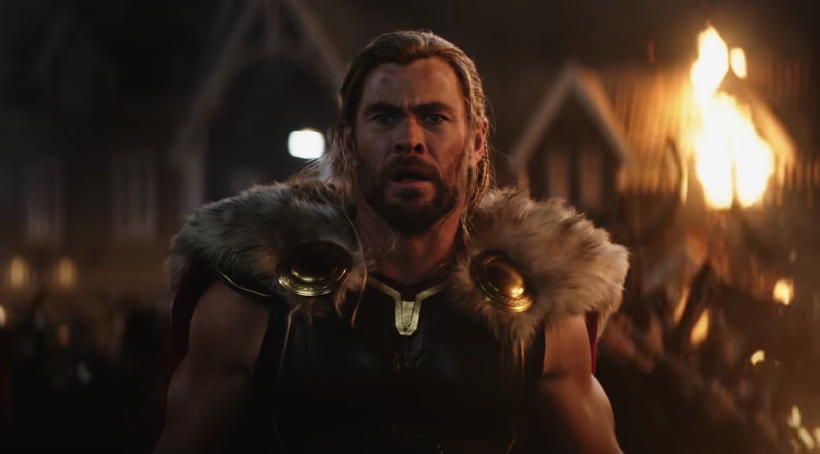Thor (Chris Hemsworth) shocked to see Mighty Thor (Natalie Portman) in Love and Thunder trailer.