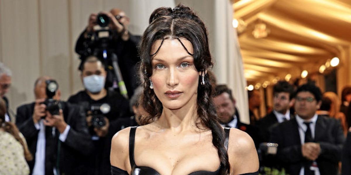 Bella Hadid joked that she ‘blacked out’ at Met Gala because of her tight corset