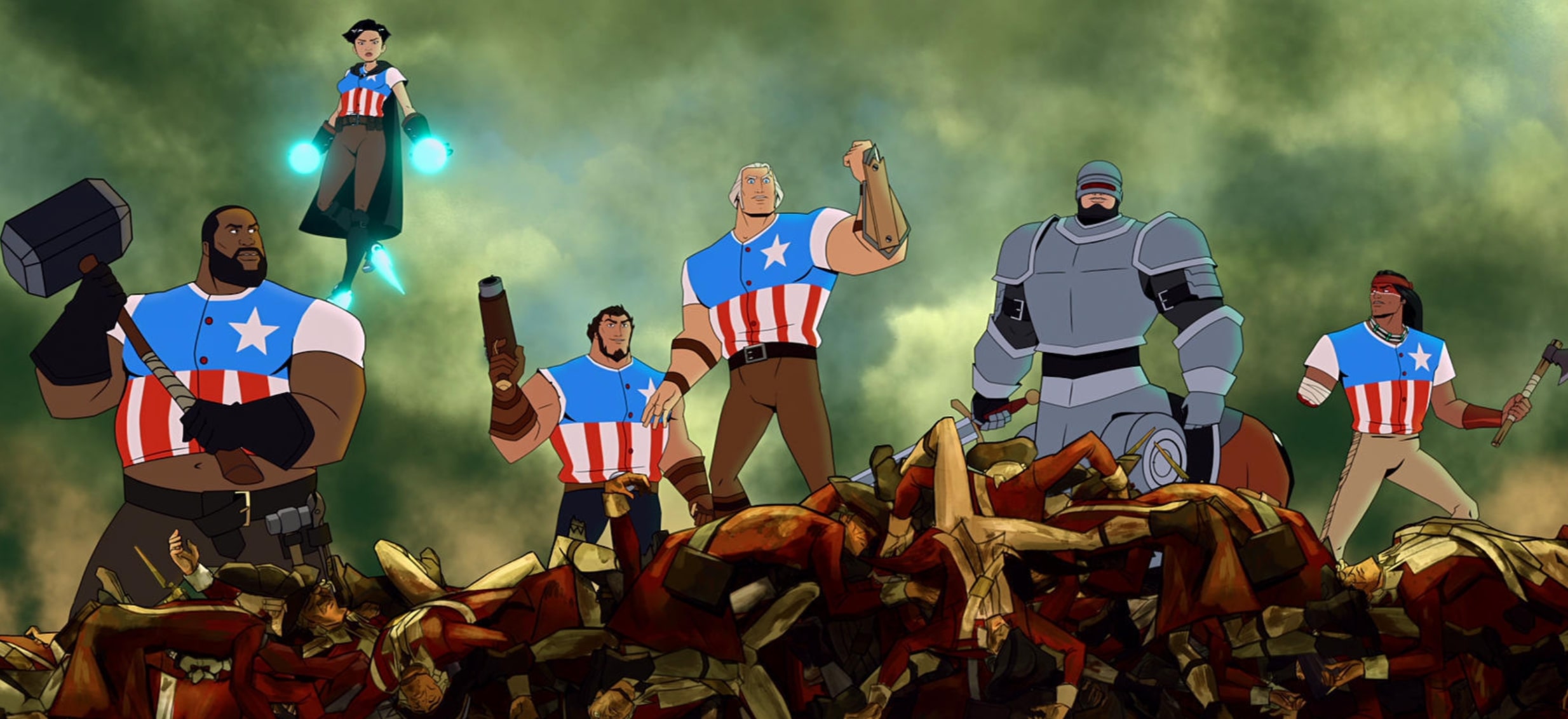 The first R-rated animated Netflix Netflix film skewers America’s founding