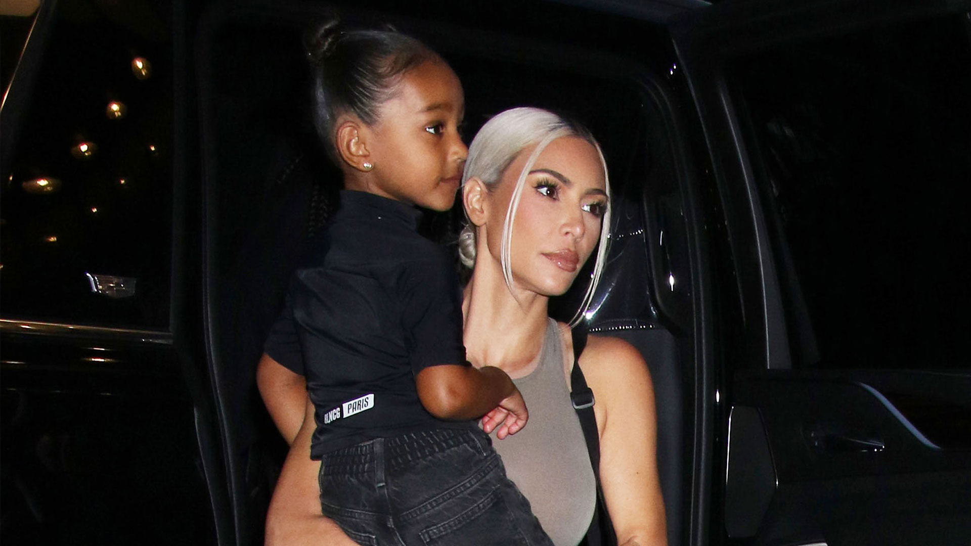 Kim Kardashian is criticized for dressing Chicago, her 4-year-old daughter in inappropriate clothing during a New York shopping trip