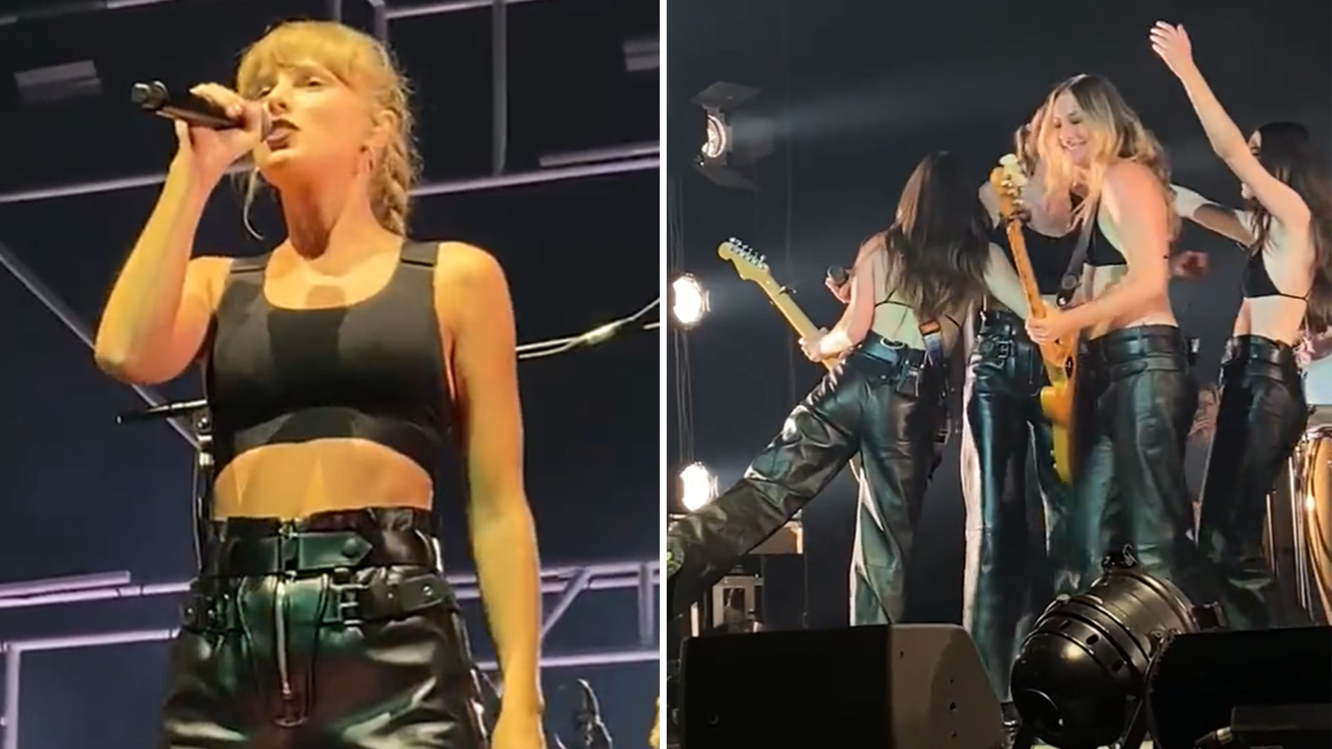 Brits are shocked to see Taylor Swift, Moment’s superstar, at the Haim gig. It sent screaming fans wild
