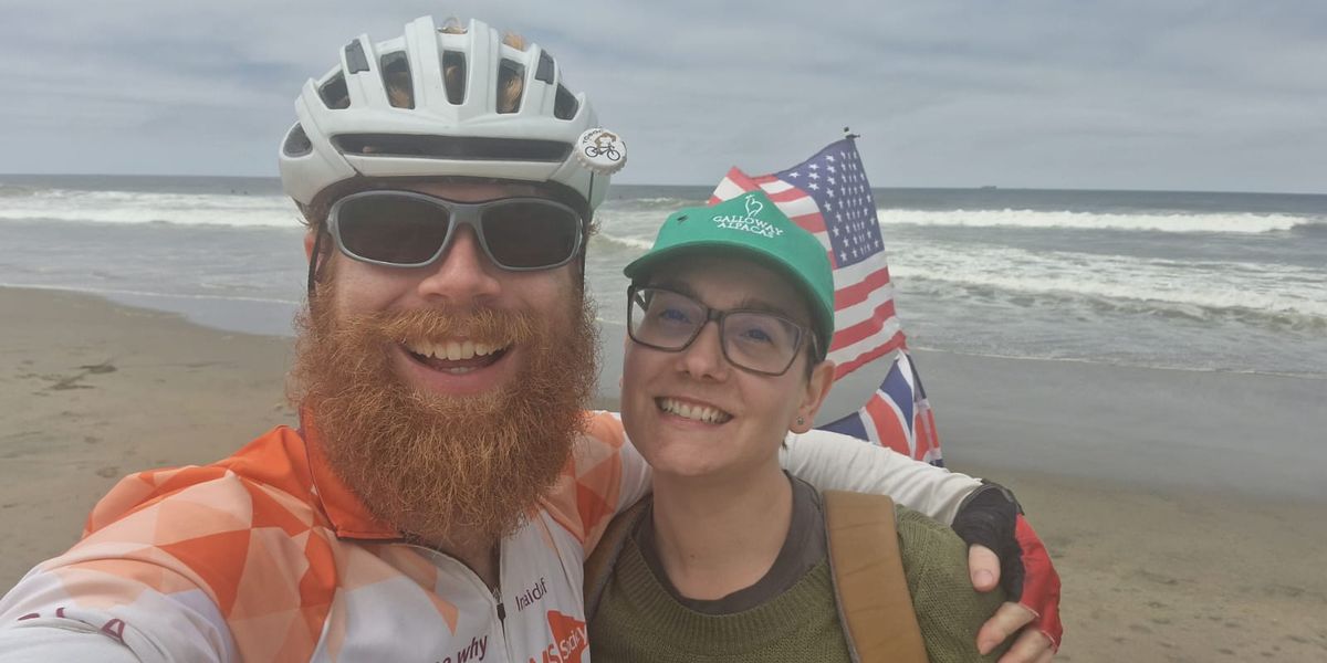 Cyclist ‘overwhelmed with kindness’After a charity ride of 4,000 miles across America
