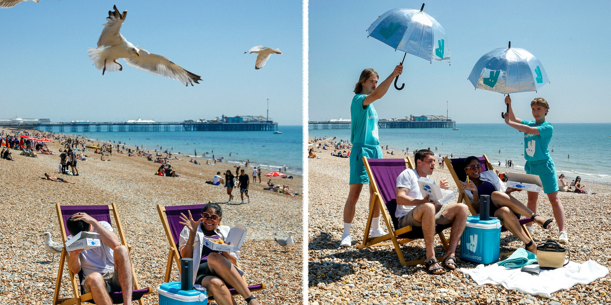 Deliveroo released a song to stop seagulls stealing your chips.