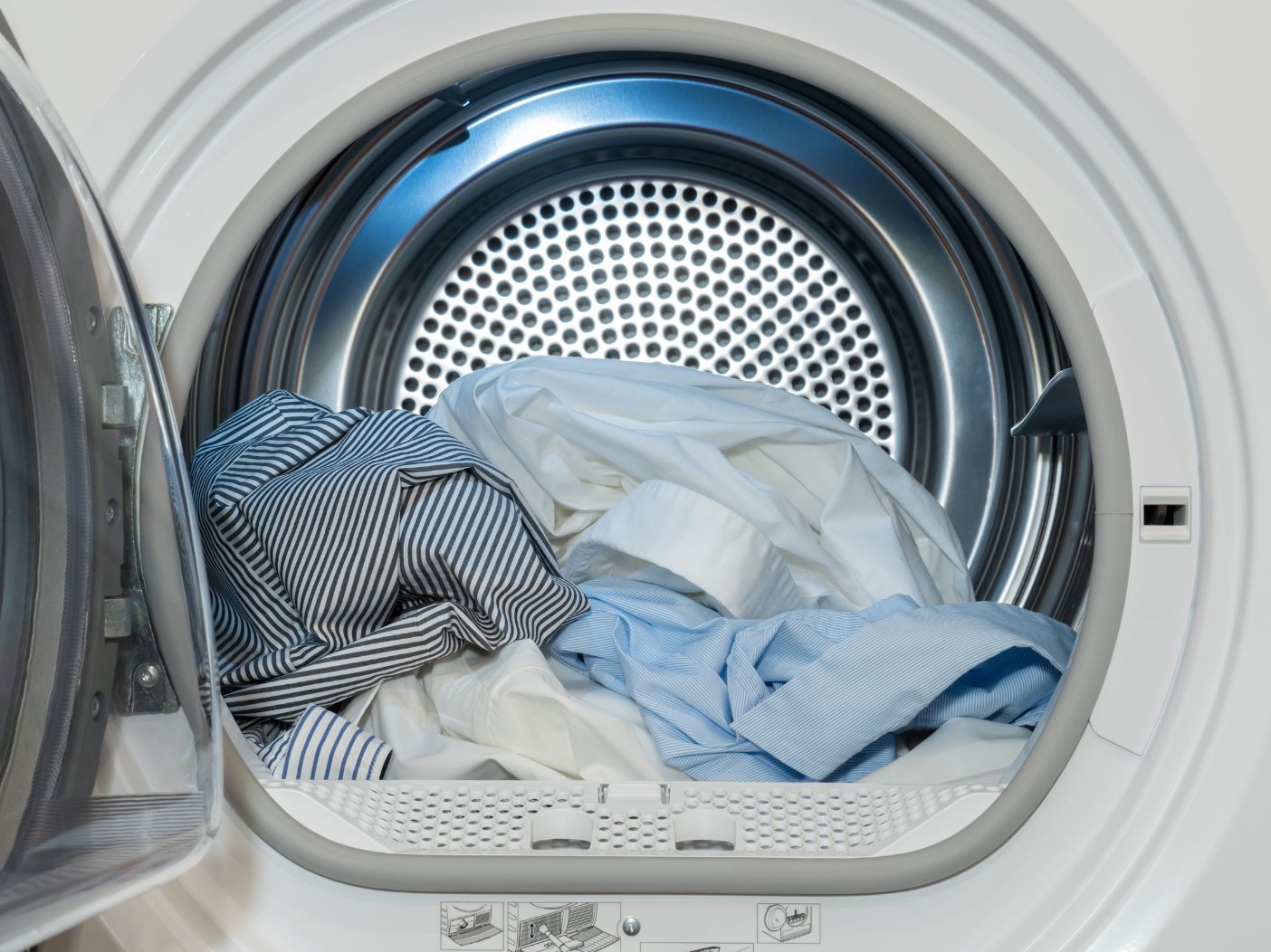 Hack Claims Ice In Dryer May Help Smooth Wrinkles From Clothes