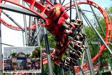 Girl, 14, plunges to her death after Cobra rollercoaster car flies off track