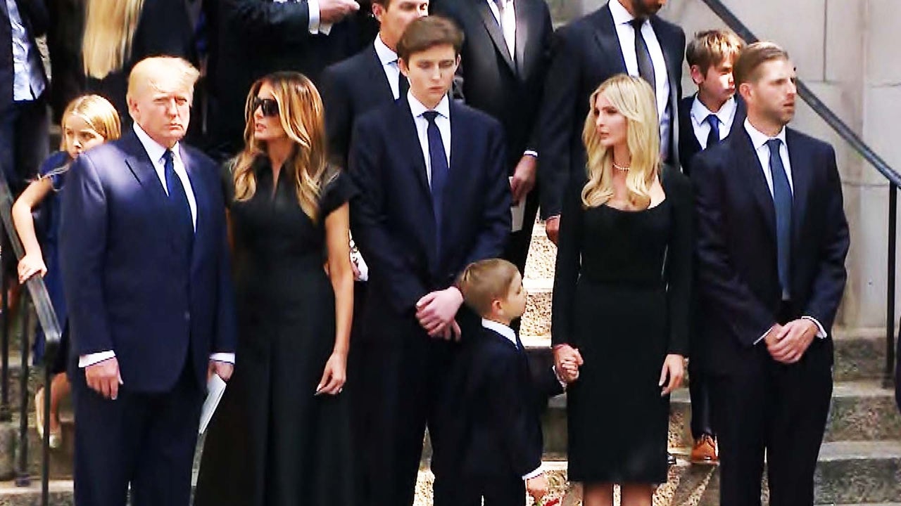 Ivana Trump Rests in NYC Funeral with Former President, Children In Attendance