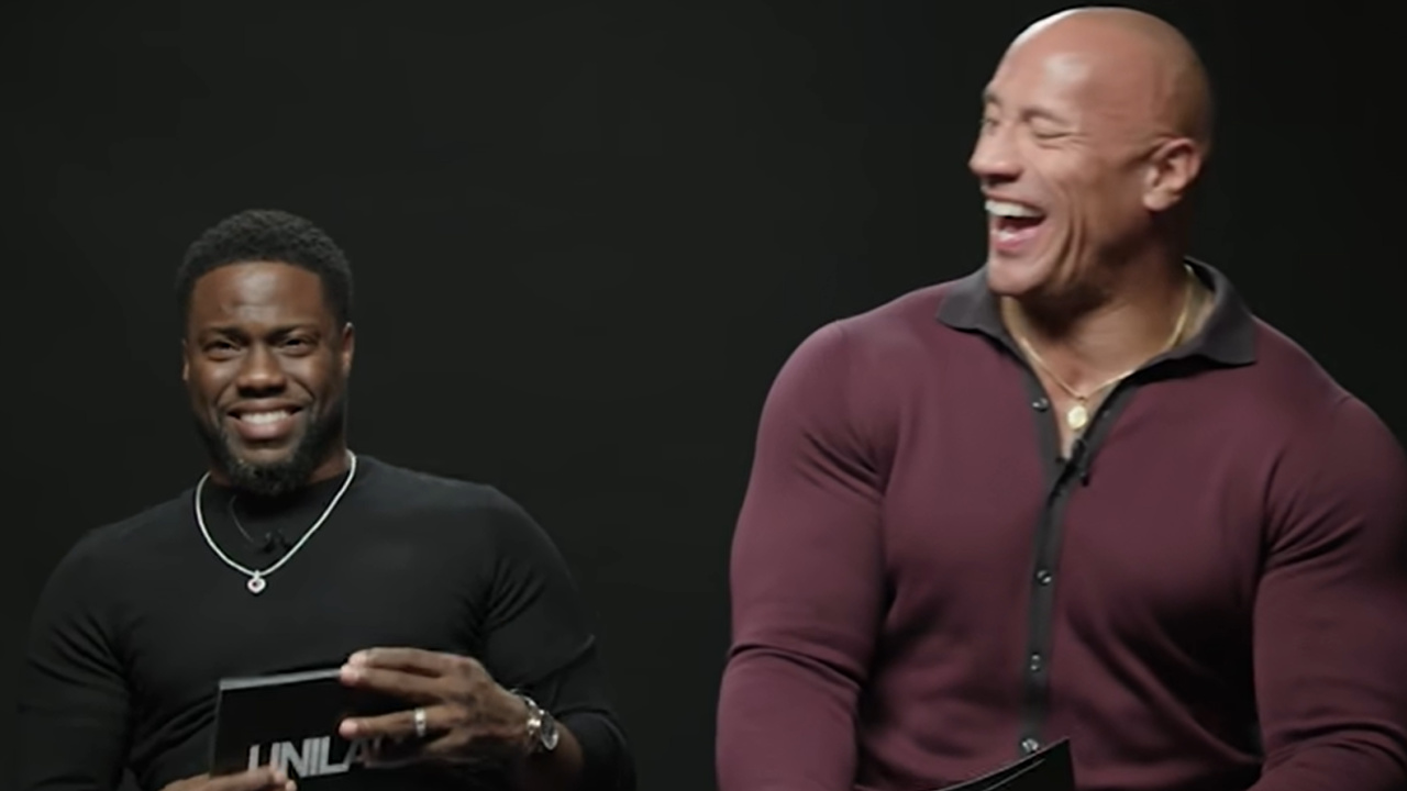 Kevin Hart may have trolled Dwayne Johnson over his mom, but his impression of the rock working out was so priceless that even the actor shared it