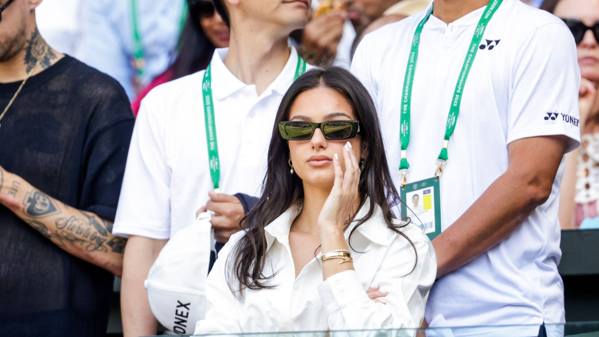 Costeen Hatzi, Kyrgios’ girlfriend, enjoys Wimbledon final despite losing to Tom Cruise and Kate & Wills