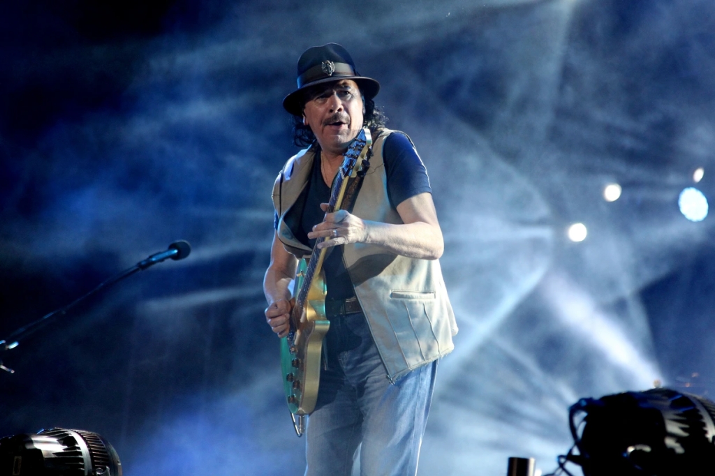 Musician Carlos Santana Collapses On Stage During A Concert