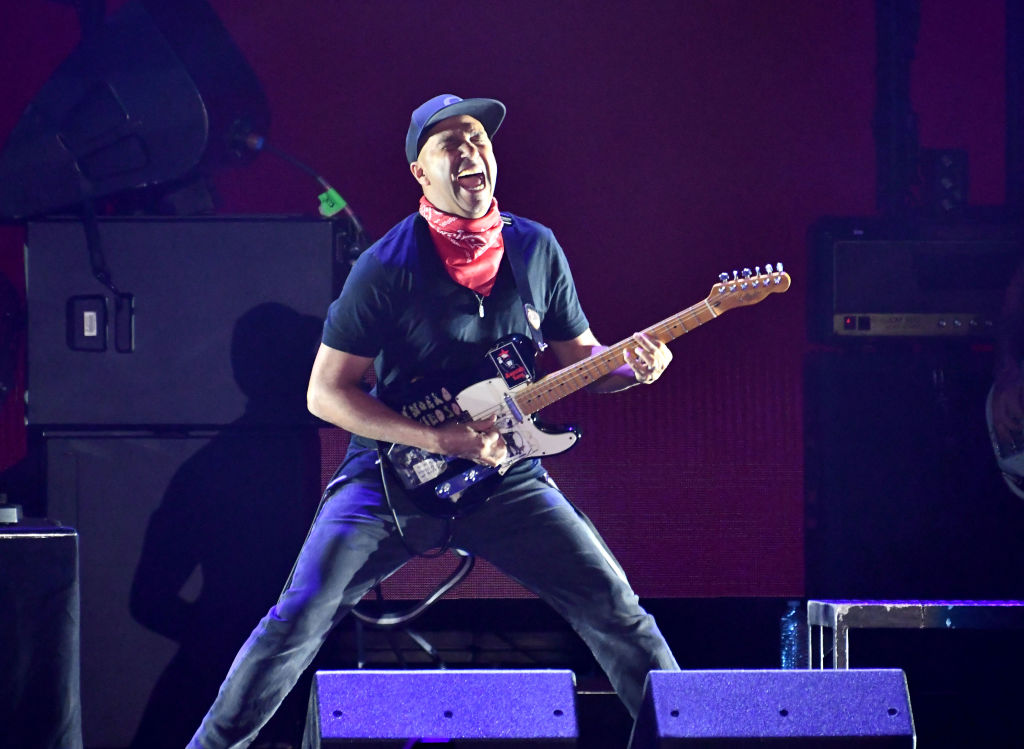 During Rage Against the Machine Show Tom Morello accidentally tackled