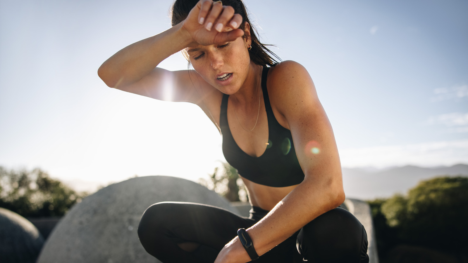 What does it mean to not sweat when you work out?