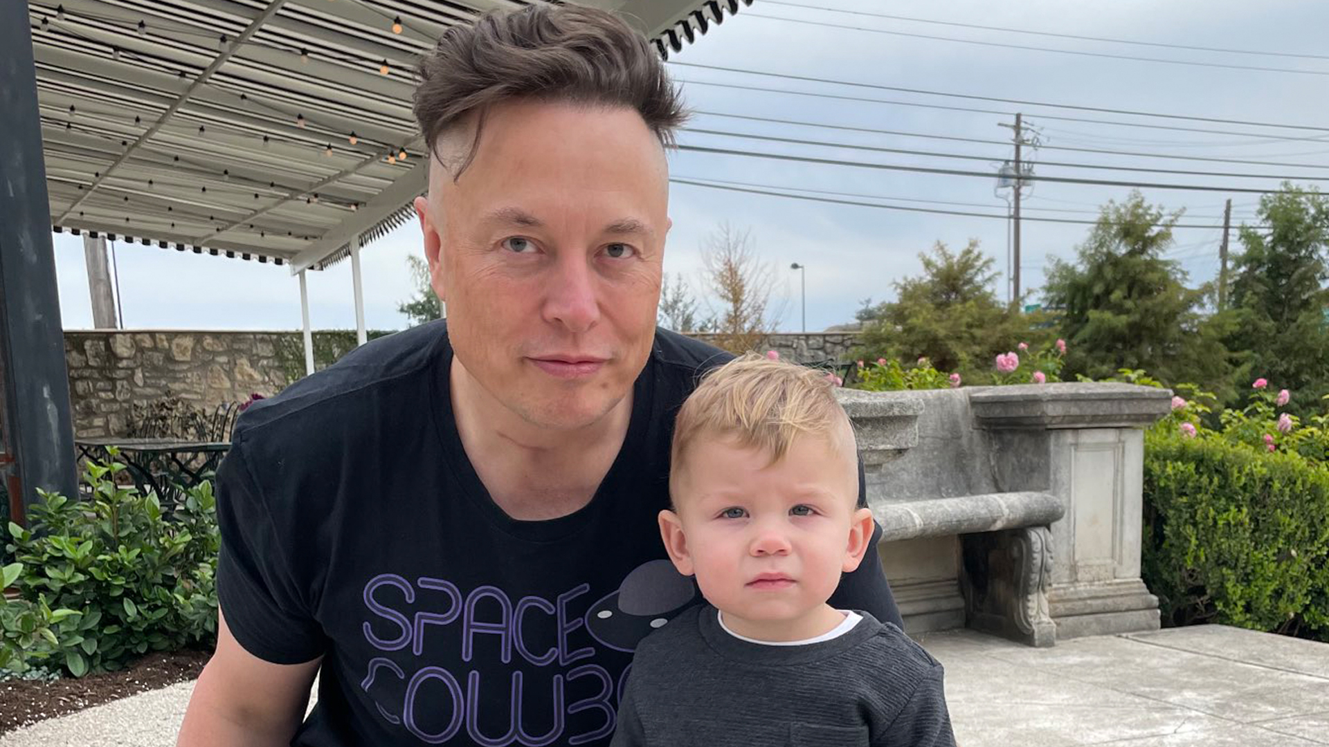 Elon Musk shared rare photo with his lookalike son, X AEA-XII. They have identical haircuts