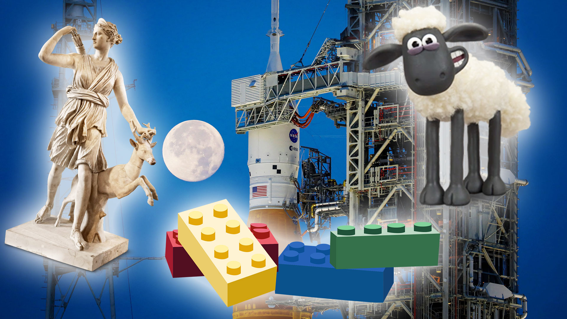 The bizarre items discovered aboard Nasa’s latest mission to Moon reveal everything, from Shaun the Sheep and Lego