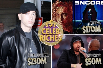 Inside Eminem's $230m fortune - from 12 sports cars to a $1m comic book