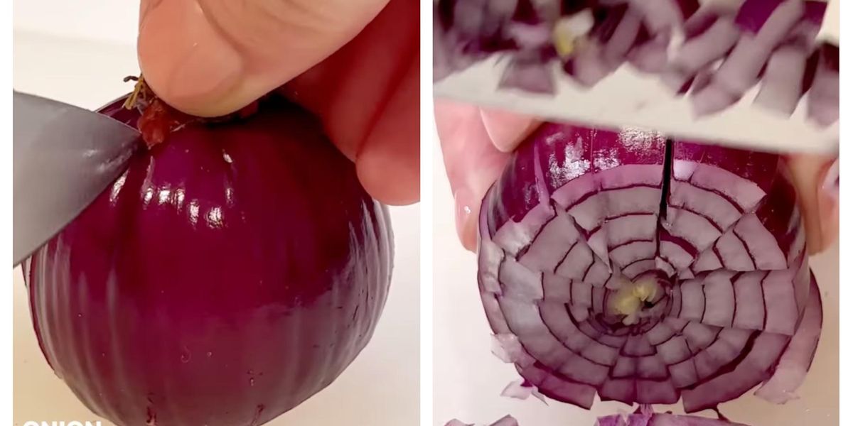 The genius onion hack will save your time and your tears
