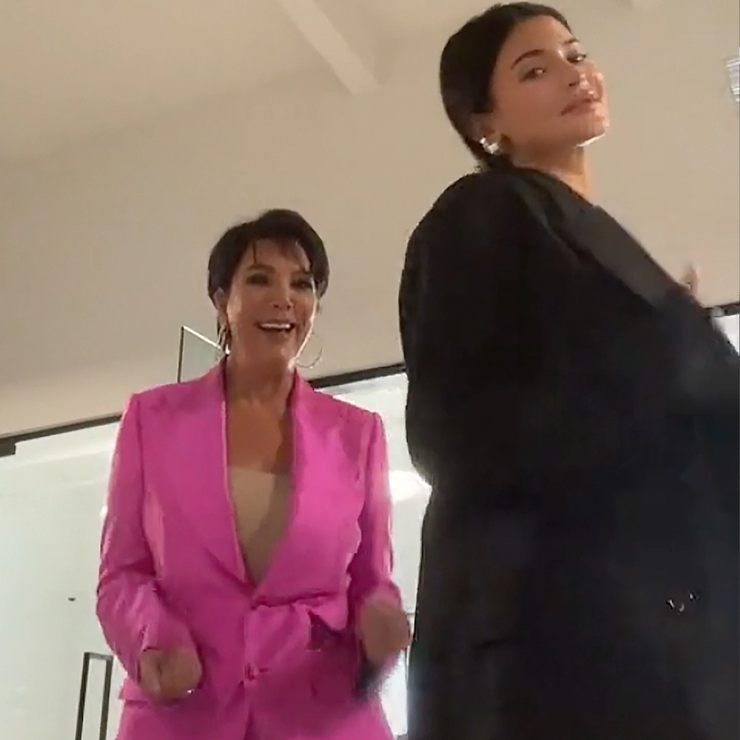 Kylie Jenner Dances to Kris Jenner’s Tribute Video for Mom