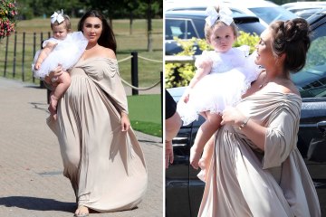 Lauren Goodger puts on brave face for Larose's first birthday after baby loss