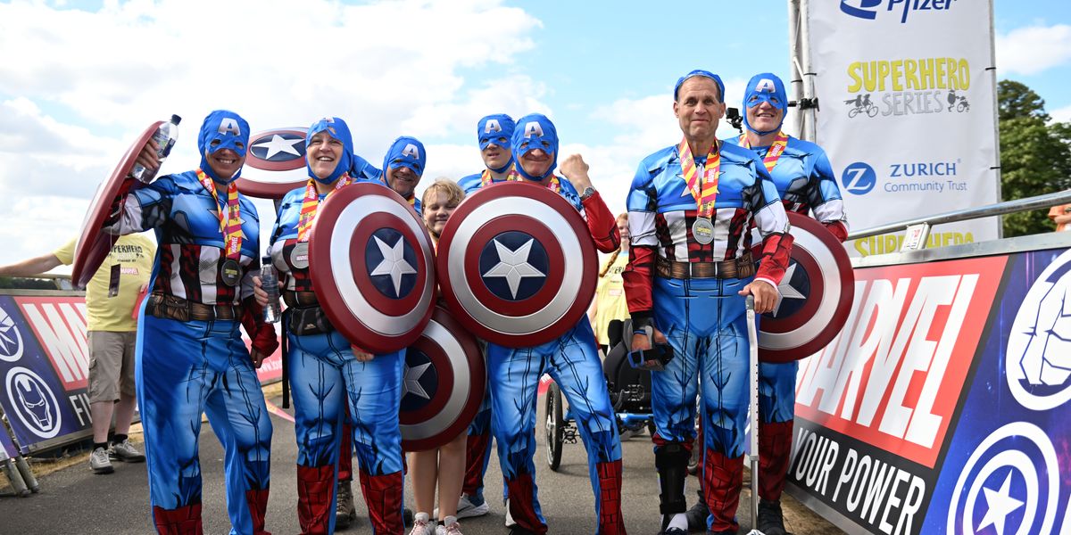 Superheroes event is designed to help people with disabilities. ‘inner powers’
