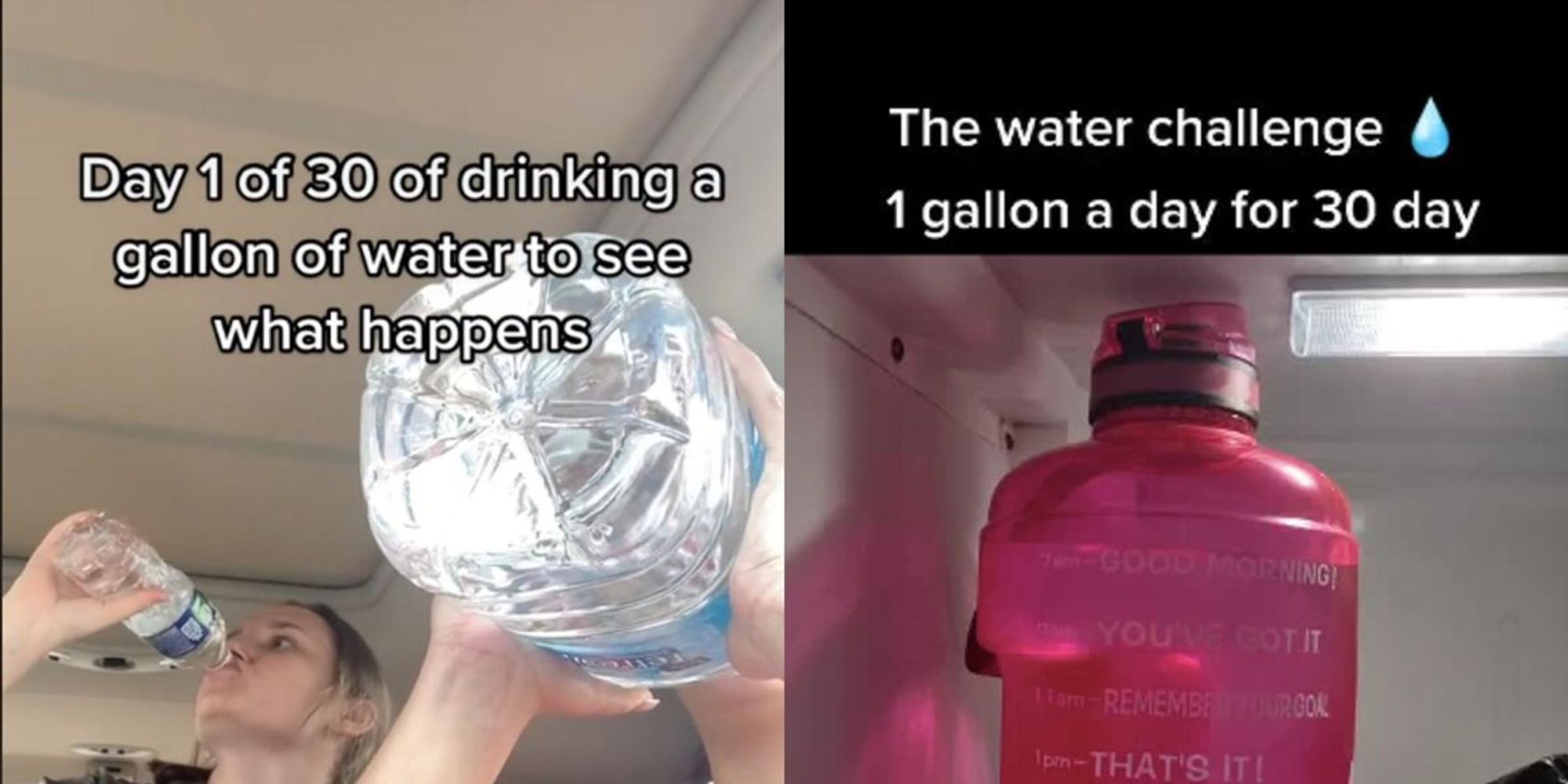 What is the TikTok 30-day gallon water challenge and is it dangerous?