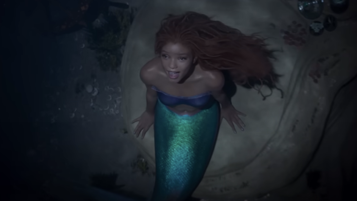Halle Bailey talks about how insane it was to perform a live-action version of the Little Mermaid.