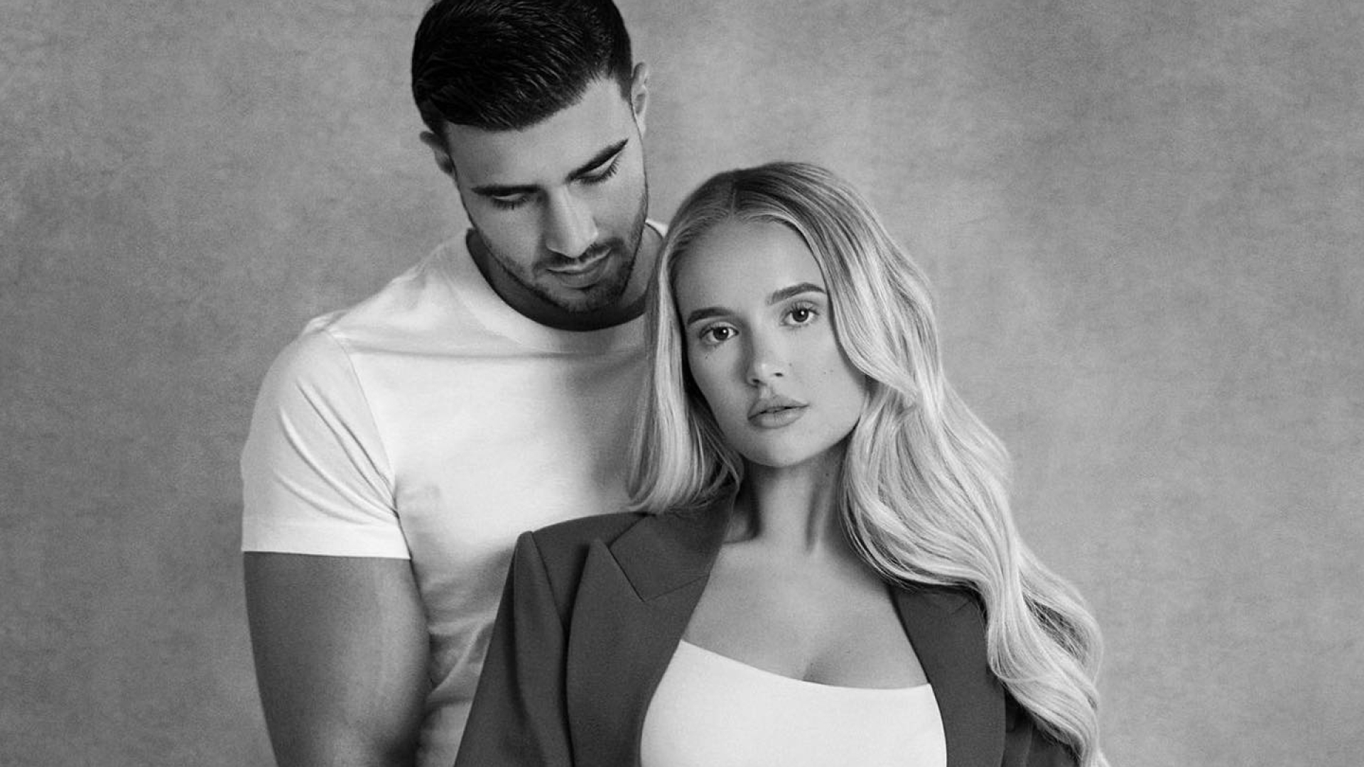 Molly-Mae Hague and Tommy Fury pose with baby bump in a romantic photo shoot