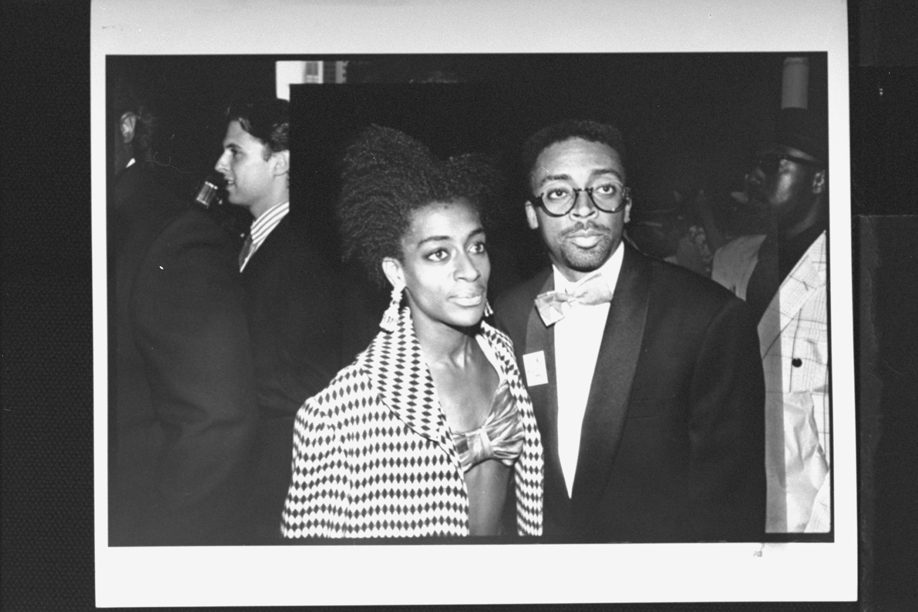 Spike Lee is photographed with his sister and actress Joie Lee at the premiere party for 'Do the Right Thing' | Source: Getty Images