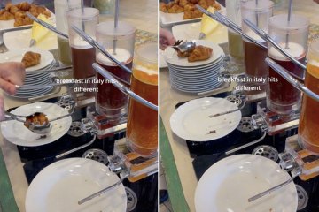 Hotel guest reveals unique buffet breakfast - and people are stunned