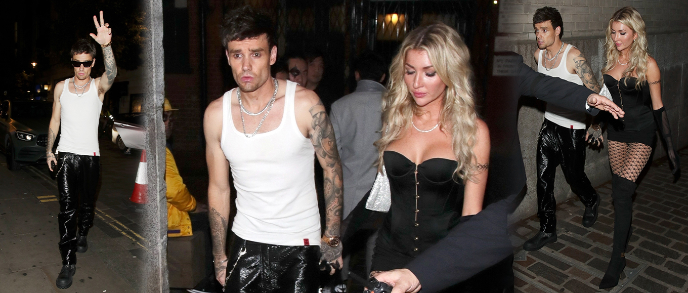 Tommy Lee’s Tommy Lee-esque Liam Payne is channeled by mystery blonde as they kiss each other in London nightlife