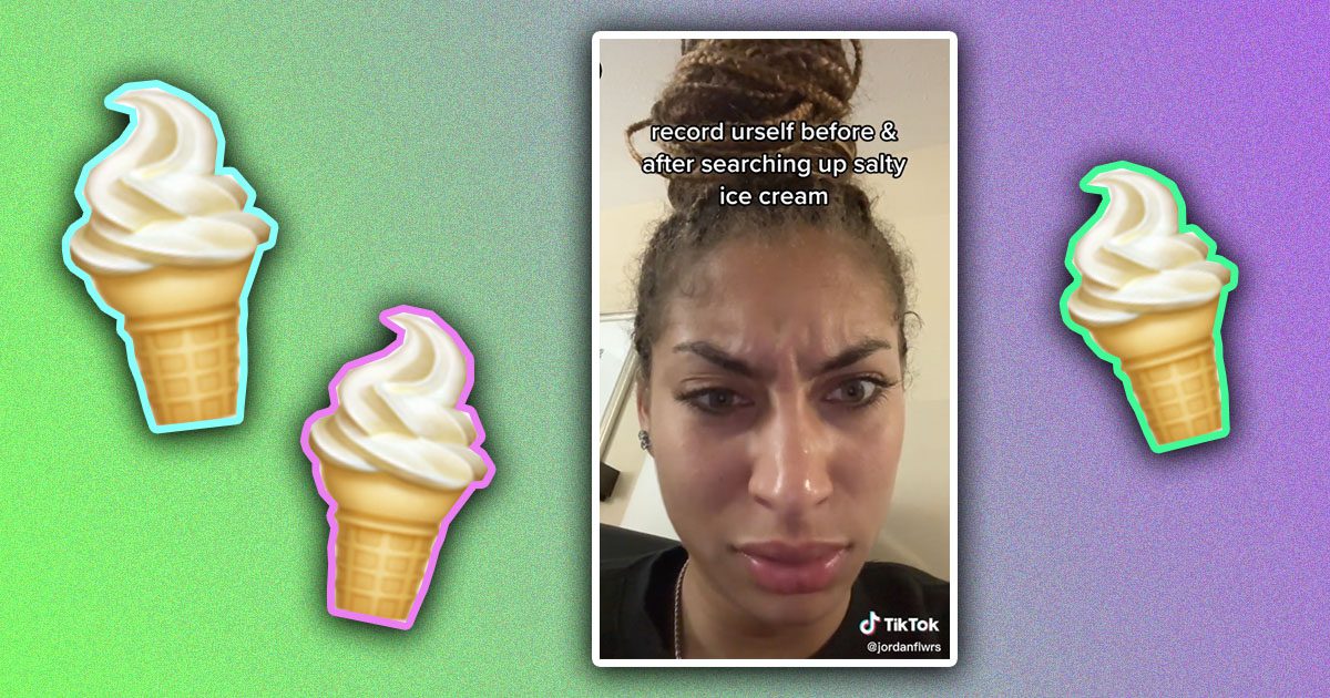 Meaning behind ‘Salty Ice Cream’ Users of TikTok were shocked