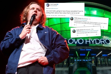 Furious Lewis Capaldi blasts touts selling '£3k' tickets & vows to CANCEL them