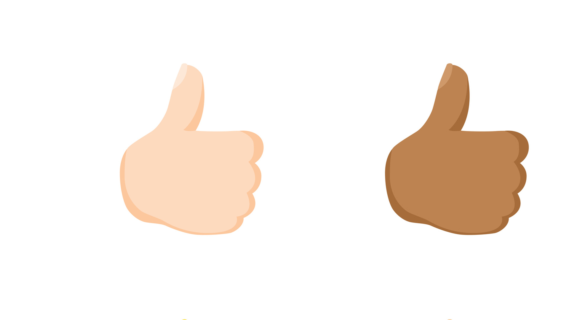 What does the thumbs-up emoji stand for?