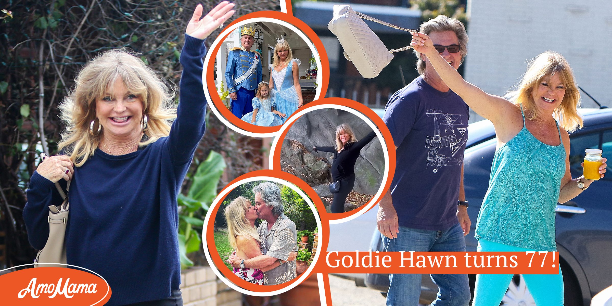 Goldie Hawn Turns 77 — Grandma of 7, She Still Climbs Mountains and Dances with Long-Time Partner Kurt Russell