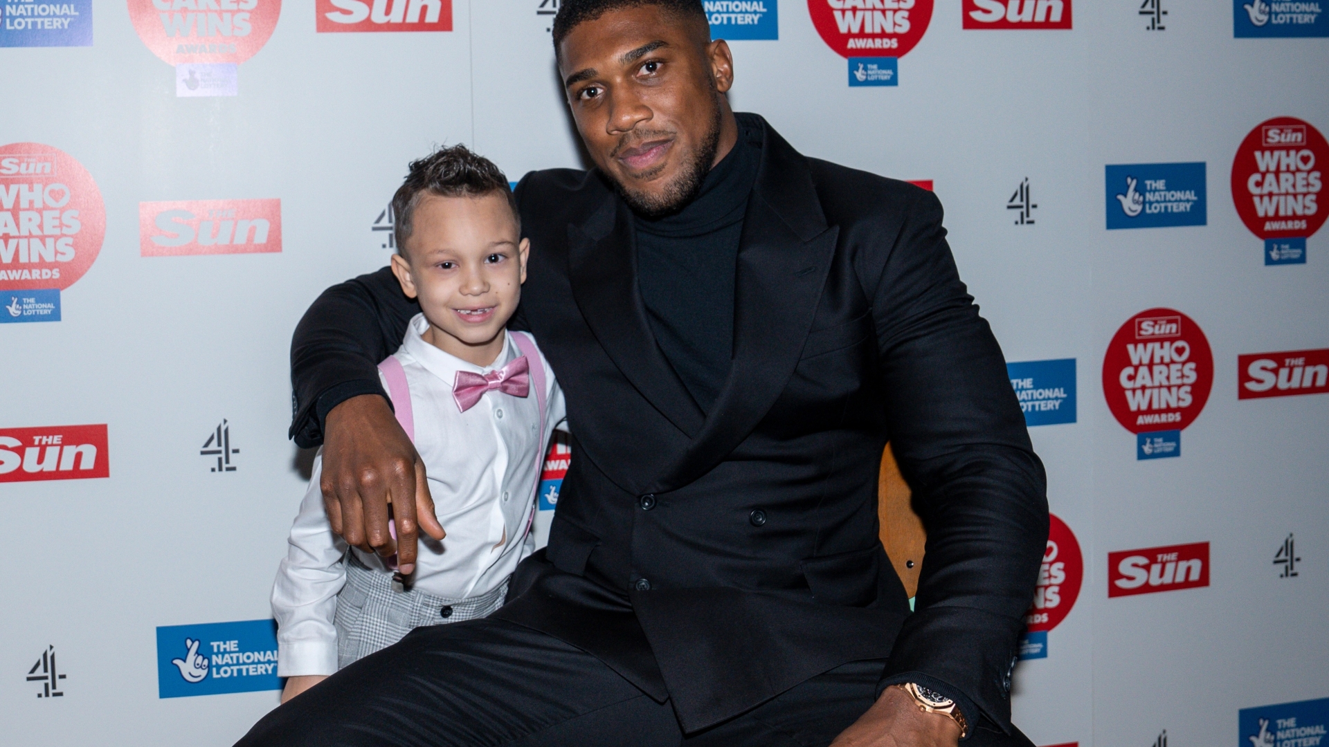 Anthony Joshua hails health heroes as his inspiration and believes they make him a better person.