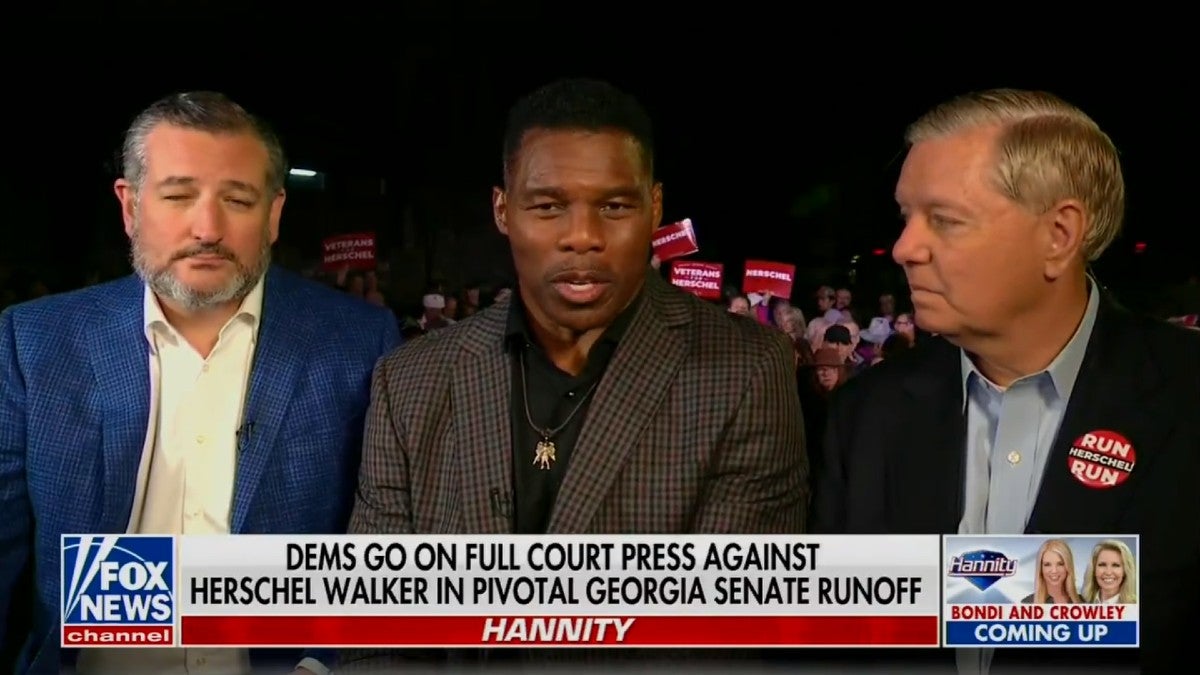 Herschel Walker says that ‘This Erection is About the People’ during a Fox News appearance (Video).