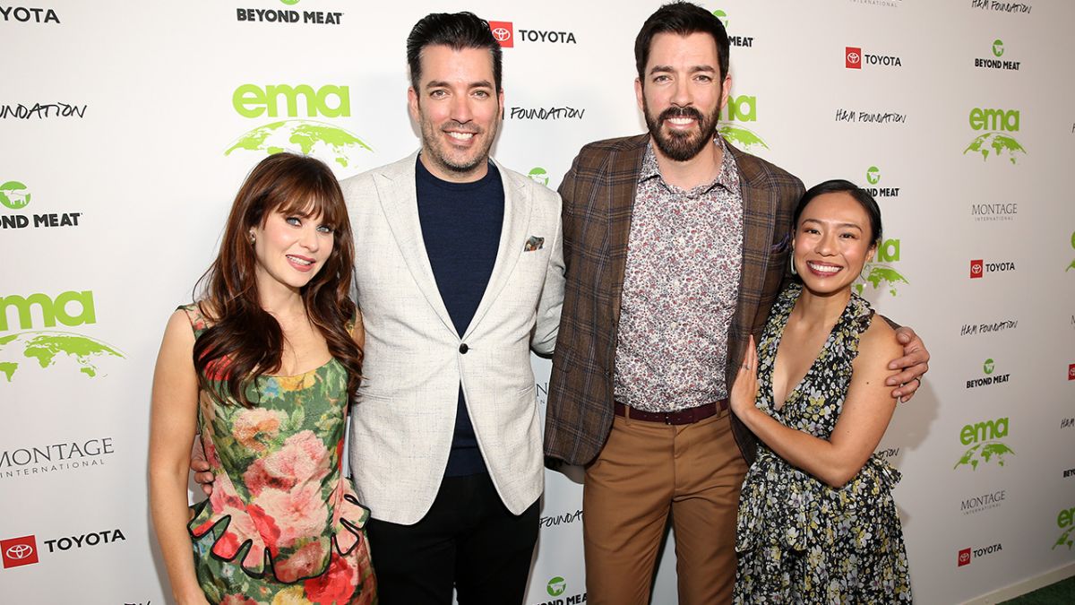 After Drew Scott Has A Baby, Jonathan Scott Has A+ Response When Asked If He And Zooey Deschanel Are Next