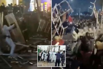 Workers at world's biggest iPhone factory attack masked cops in mass riots