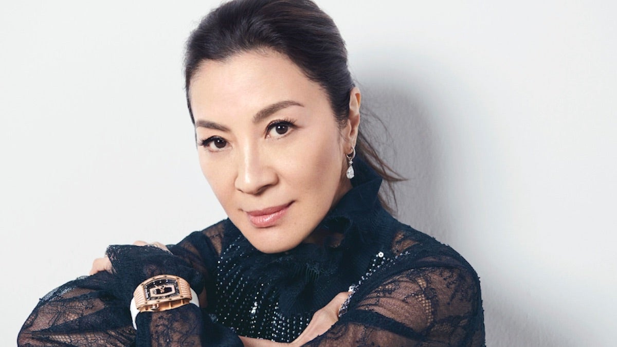Michelle Yeoh receives the International Star Award at Palm Springs Film Awards