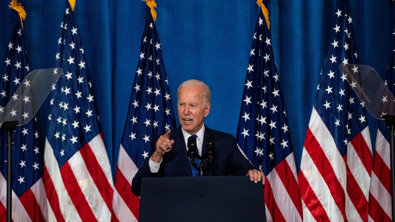 Biden warns democracy is in danger from far-right Republicans
