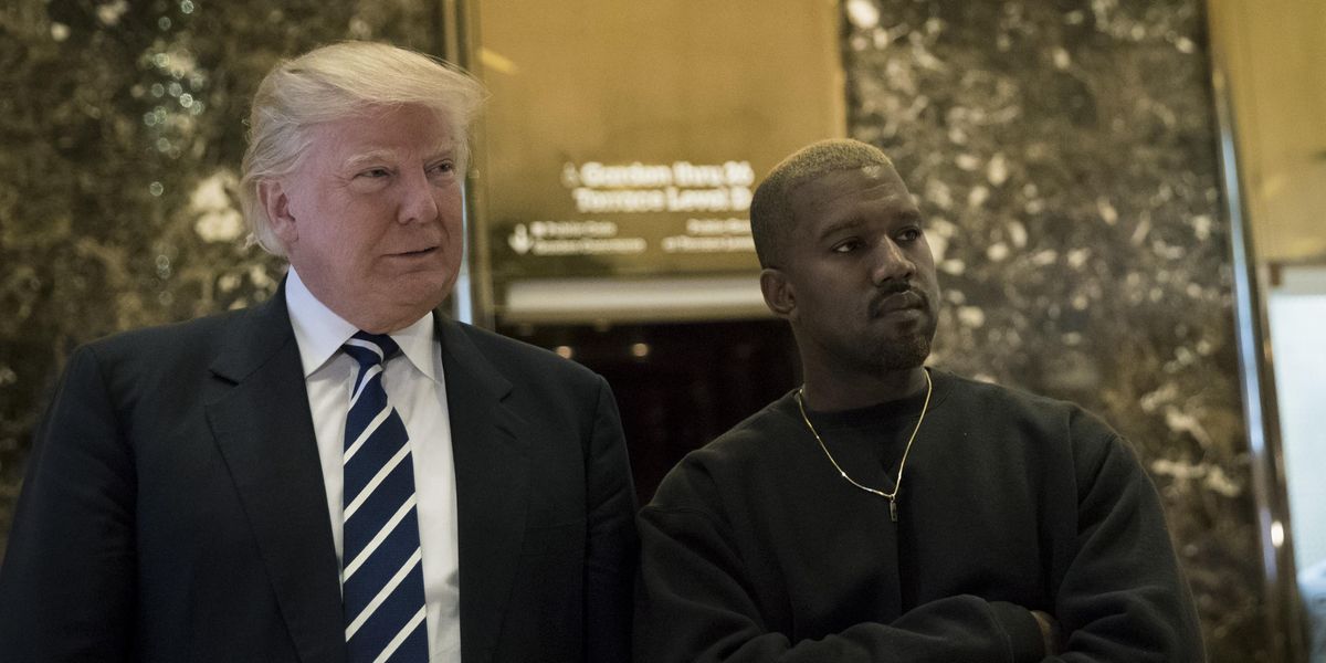 Donald Trump takes aim at Kanye West, suggesting that a dinner with the rapper was “uneventful”.