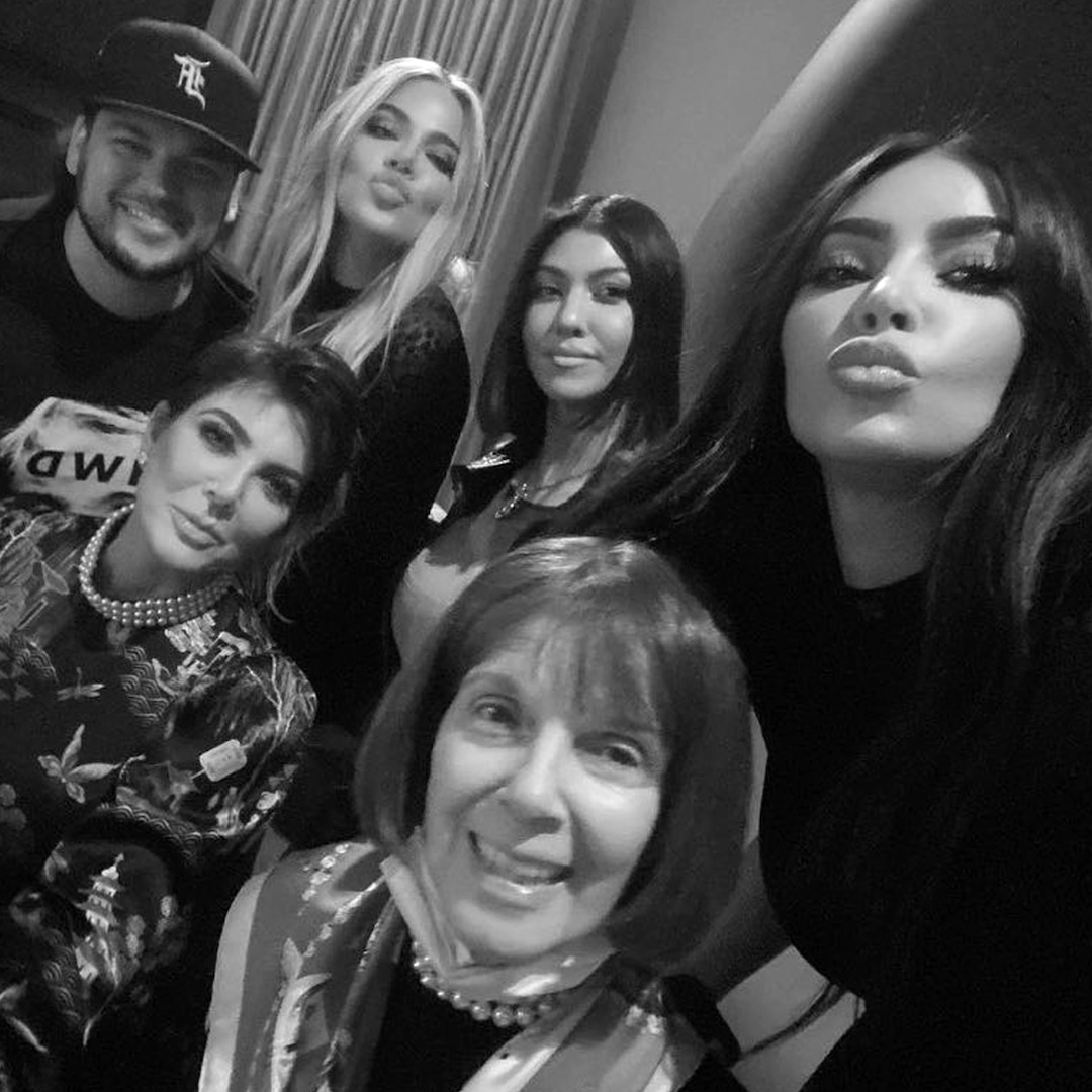 Rob Kardashian makes an appearance at Kris Jenner’s birthday party