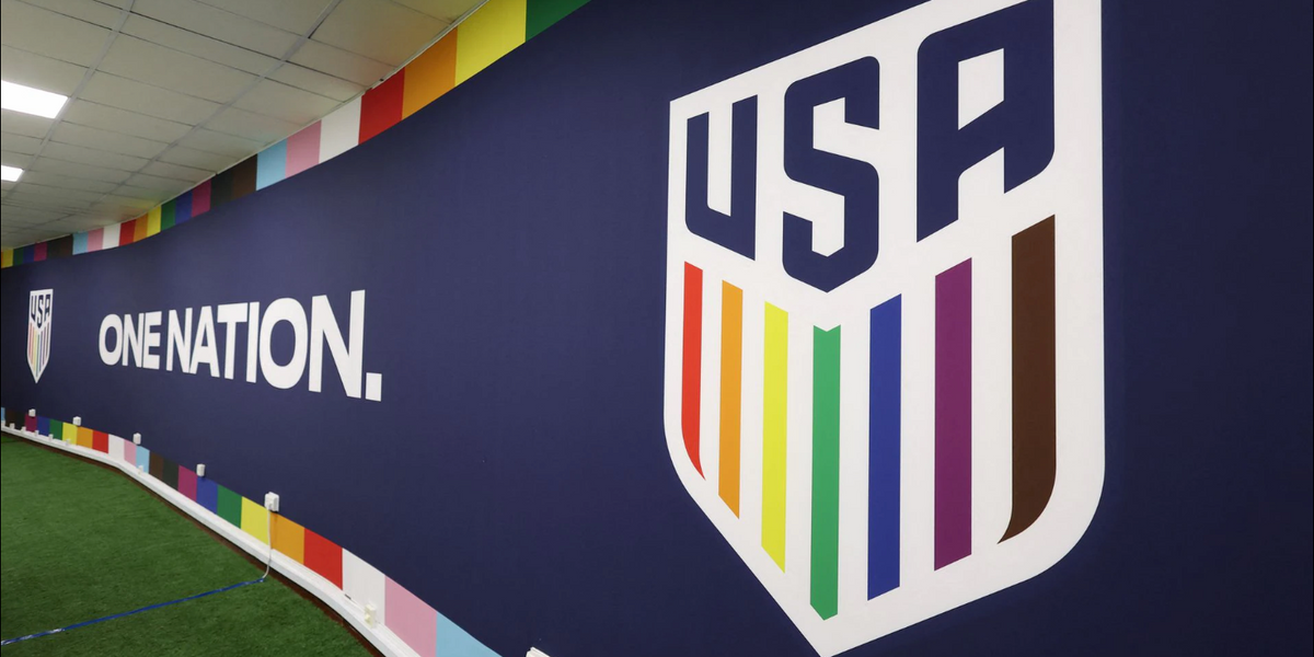 The US team has unveiled a rainbow badge in support of Qatar World Cup, and right-wingers are melting away