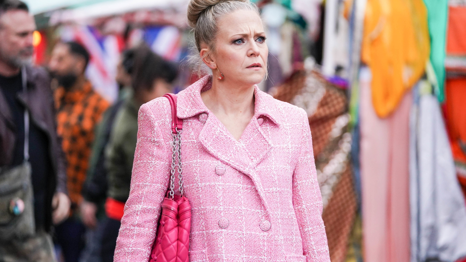 Linda Carter is a major distraction to BBC EastEnders’ fans as she celebrates her Coronation.