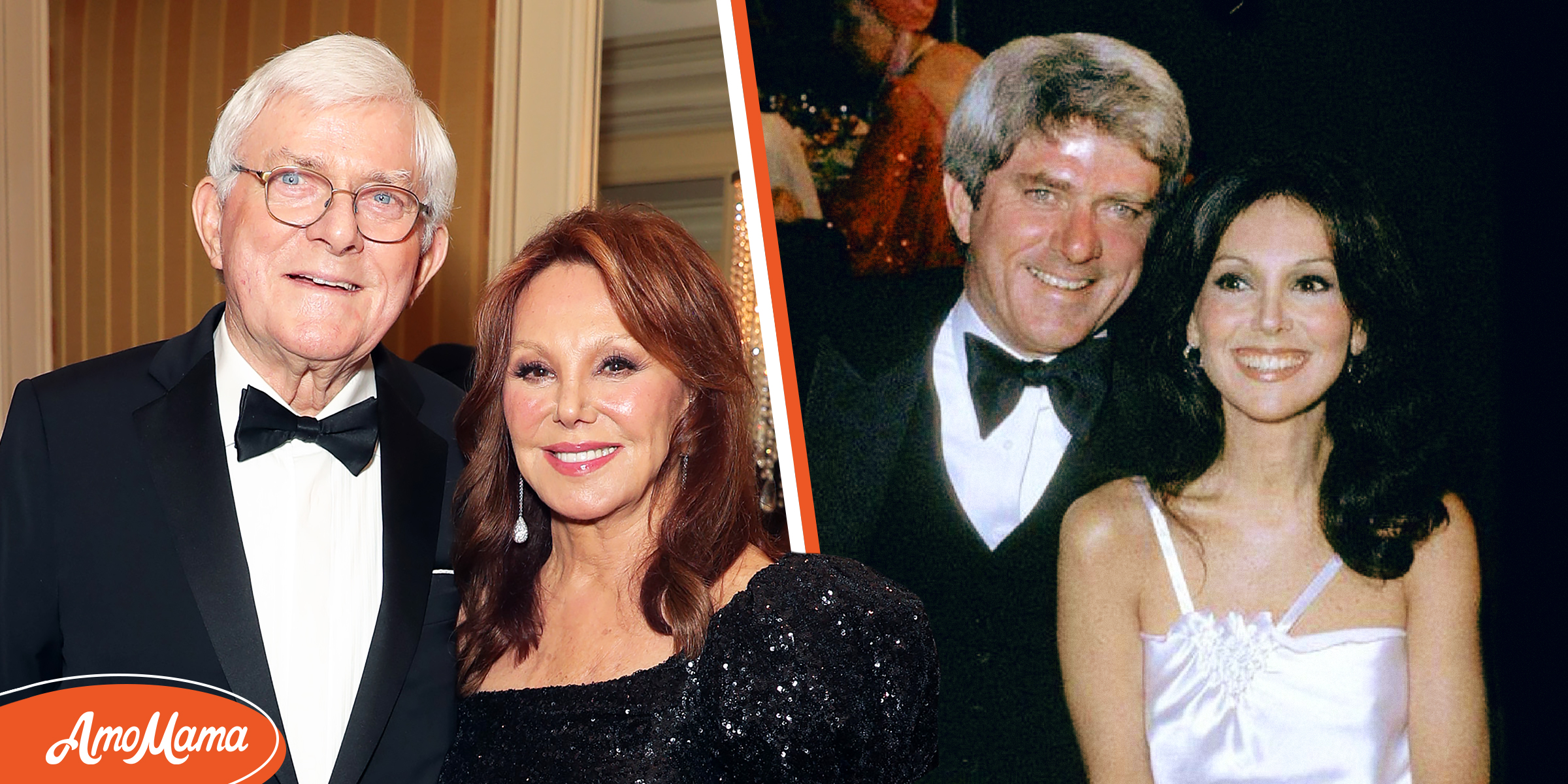 Marlo shares a TBT photo with Phil Donahue where ‘He looks so handsome in his Tux’