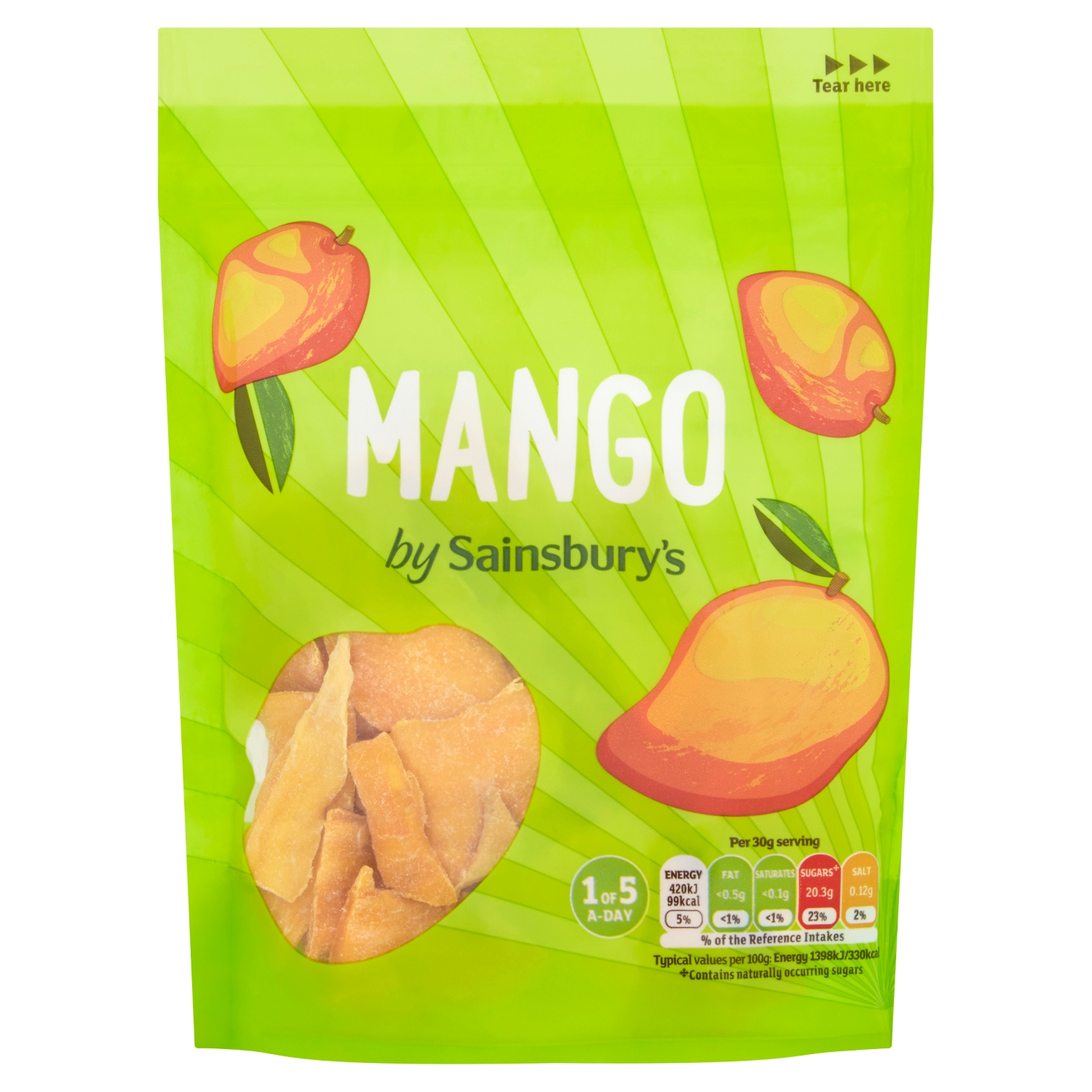 Dried mango is a sweet and chewy treat your child will love — and it's also good for them