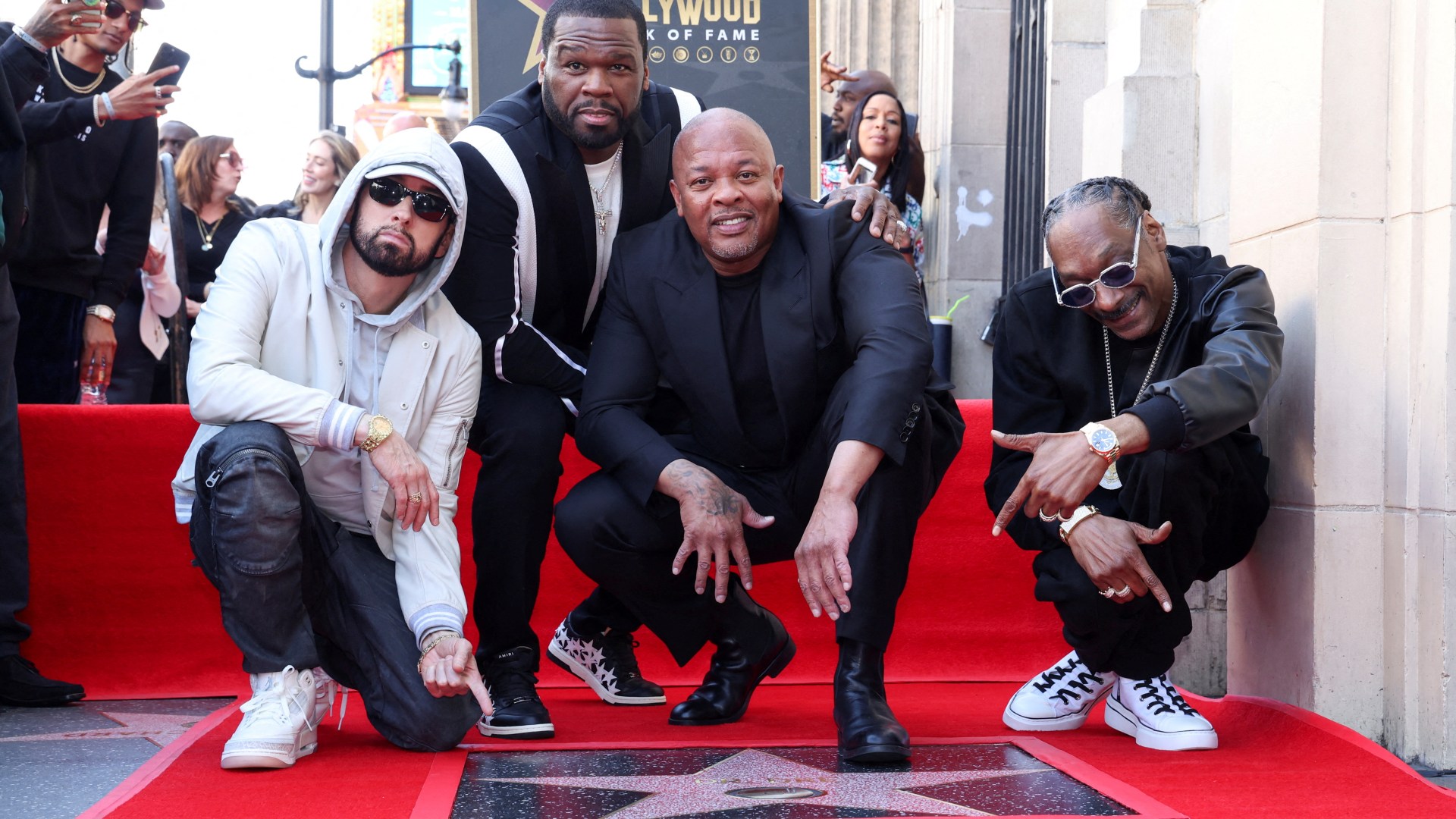 Dr. Dre Makes History with Billion Dollar Hip Hop Lineup at Hollywood’s Walk of Fame Ceremony