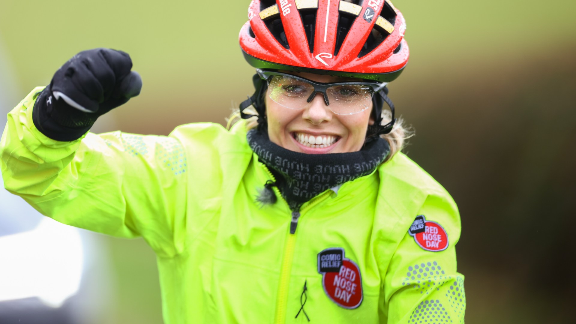 Follow Mollie King’s Charity Cycling Journey with Red Nose Day’s Pedal Power Route Tracker!