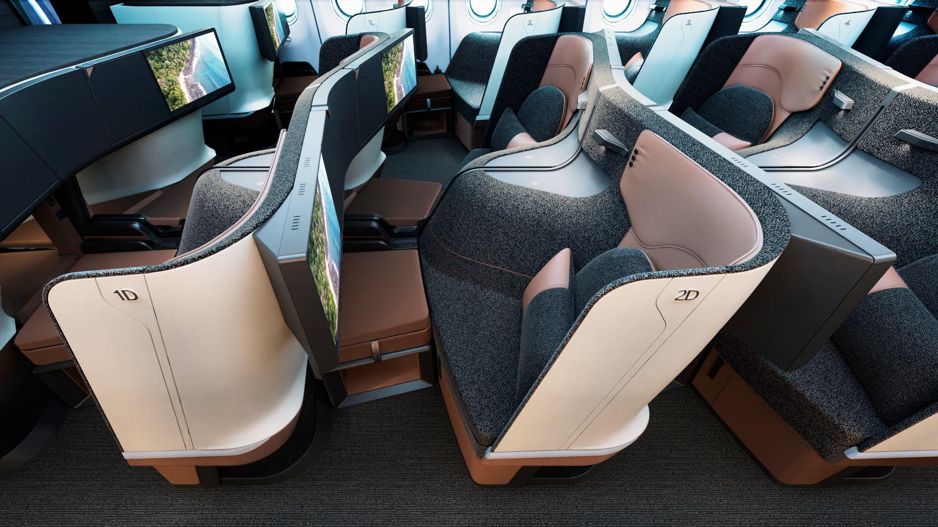 Revolutionize Your Flight Experience with New, Stylish Sofa-Style Airline Seats!